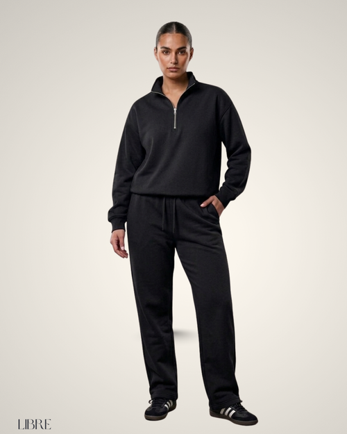 Sweat Zippee Basic 100% coton